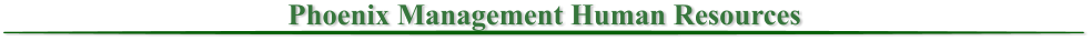 Phoenix Management Human Resources